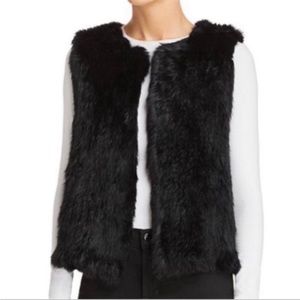 525 America Luxe rabbit fur vest